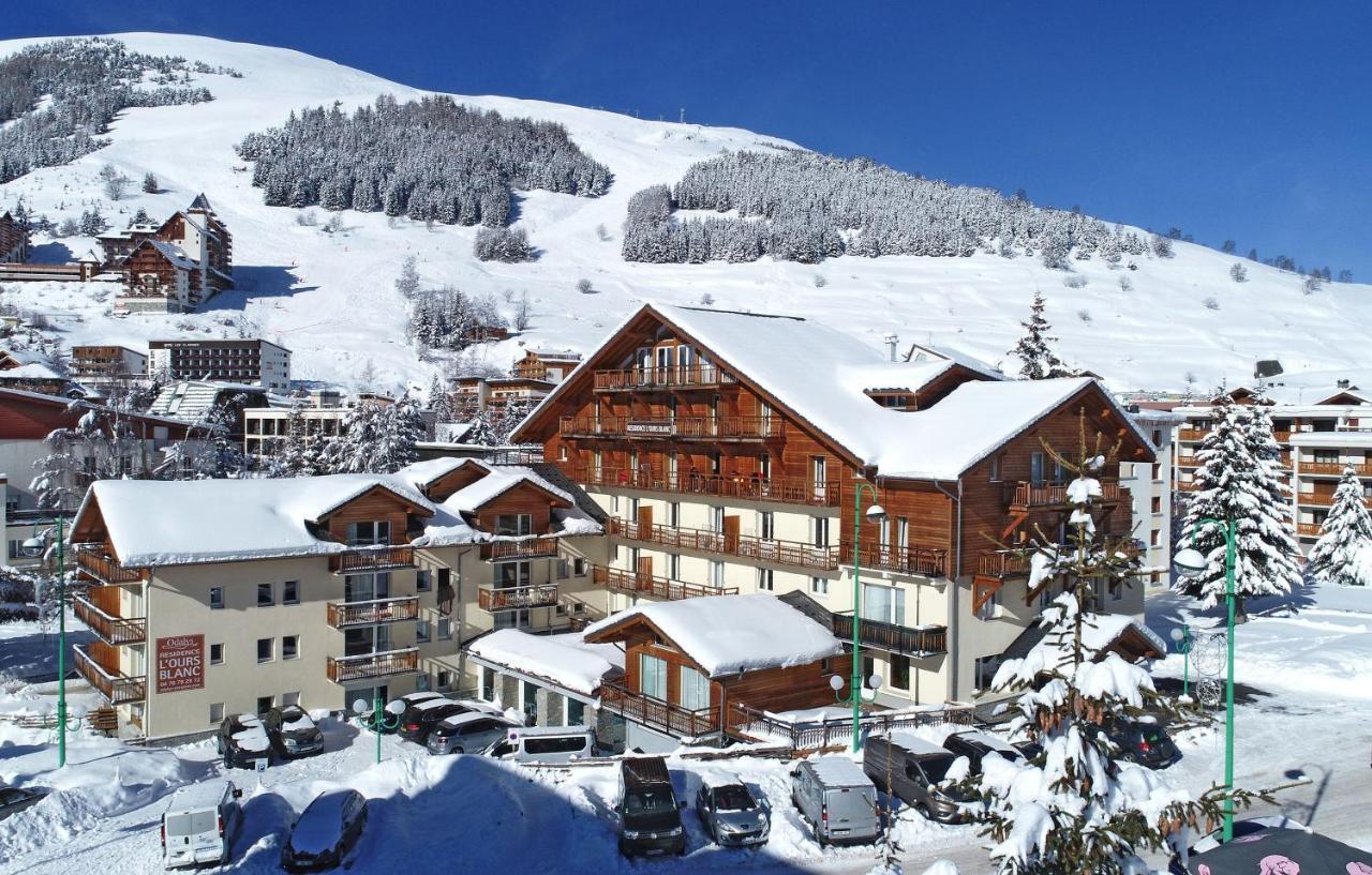 Residence Odalys L'Ours Blanc Les Deux Alpes Exterior foto